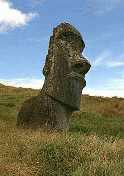 easter moai stone